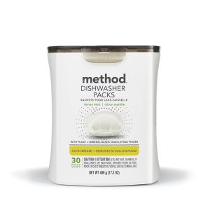 Method dishwasher packs - lemon mint, 30 ct